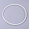 Hoops Macrame Ring, for Crafts and Woven Net/Web with Feather Supplies, White, 250x7.2mm, Inner diameter: about 235.6mm