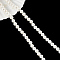 Shell Pearl Beads Strands, Round, Grade 7A, Antique White, 6mm, Hole: 1mm, about 65pcs/strand, 15.67''(39.8cm)