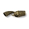 Brass Interlocking Clasps, Cadmium Free & Nickel Free & Lead Free, Snake, Antique Bronze, 41.5x12.5x8.5mm, Hole: 5.5x6mm