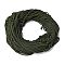 Polyester Cord, Twisted Cord, Dark Olive Green, 5mm, about 97~100m/bundle