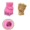 Silicone Molds, Girl, Pink, 70x80x102mm