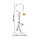 Alloy Keychains&nbsp;KEYC-TADJ0001-11K-3