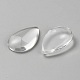 ガラスカボション  ティアドロップ  透明  30x19.8x5.5mm&nbsp;LS-GLAA-WH0038-50-2