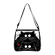 Cat Polyester Shoulder Bags&nbsp;PW-WG04021-05-1