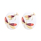 Alloy Enamel Boho Stud Earrings&nbsp;PW-WGBCA2B-01-1