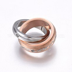 304 Stainless Steel Pendants&nbsp;STAS-O103-16RGP