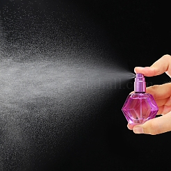 菱形のガラススプレーボトル  エッセンシャルオイル用  香水  暗い蘭  4.5x7cm  容量：12ml（0.41fl.oz）&nbsp;PW-WGFCCA0-06