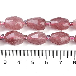 Natural Strawberry Quartz Beads Strands&nbsp;G-G182-D01-01