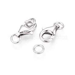 Anti-Tarnish 925 Sterling Silver Lobster Claw Clasps&nbsp;STER-N016-39P