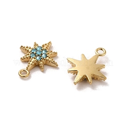 304 Stainless Steel Rhinestone Charms&nbsp;STAS-L022-304G-04