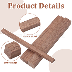 6Pcs 3 Styles Wooden Sticks&nbsp;WOOD-OC0003-85