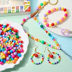 1000Pcs Opaque Acrylic Beads&nbsp;OACR-SZ0001-59
