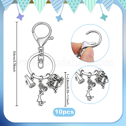 10Pcs Alloy Keychain&nbsp;KEYC-PH01627