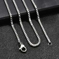 Tarnish Resistant 316 Surgical Stainless Steel Venetian Chains Necklaces&nbsp;NJEW-JN01293-04