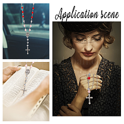 DIY Catholic Rosary Necklace Making Kit&nbsp;DIY-PH0008-91