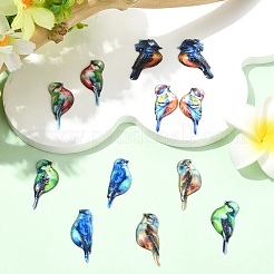 6 Sets 6 Styles Epoxy Resin Pendants&nbsp;RESI-YW0006-38