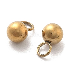 Ion Plating(IP) 304 Stainless Steel Charms&nbsp;STAS-R138-06G-01