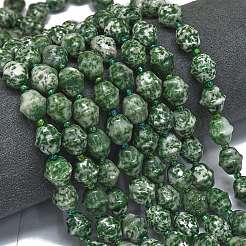 Natural Green Spot Jasper Beads Strands&nbsp;G-K389-D09-01