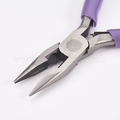 45＃炭素鋼ジュエリープライヤー  チェーンラジオペンチ  艶出し  グレー  ステンレス鋼色  12x8.1x0.9cm&nbsp;PT-L004-11