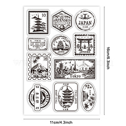 Summer Theme PVC Plastic Clear Stamps&nbsp;DIY-WH0631-0328