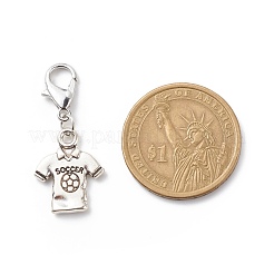 Tibetan Style Alloy Sports Theme Pendant Decorations&nbsp;HJEW-JM00747