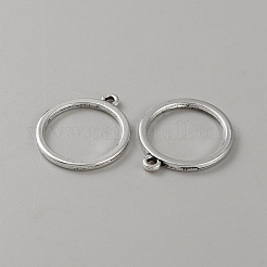 Alloy Open Back Bezel Pendants&nbsp;FIND-WH0421-145AS