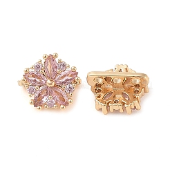 Brass Pave Cubic Zirconia Spacer Bars&nbsp;LS-KK-B090-03A-02G