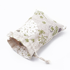 Polycotton(Polyester Cotton) Packing Pouches Drawstring Bags&nbsp;ABAG-T006-A07