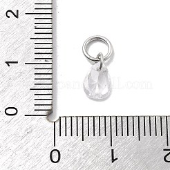 925 Sterling Silver with Cubic Zirconia Charms&nbsp;STER-Q004-05C-P