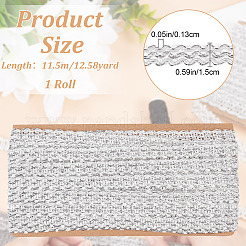 Polyester Braided Lace Ribbons&nbsp;OCOR-WH0060-73B