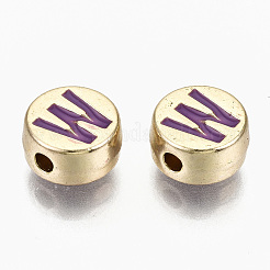 Alloy Enamel Beads&nbsp;ENAM-S122-029W-RS
