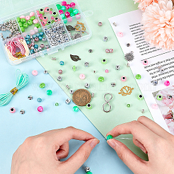 DIY Evil Eye Bracelets Making Kit&nbsp;DIY-PH0008-86