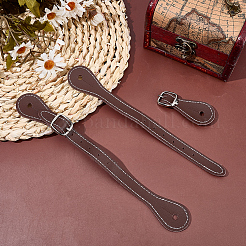 2Pcs Genuine Leather Spur Straps&nbsp;DIY-CL0002-56B