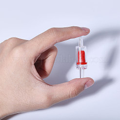 プラスチック水槽用エアポンプバルブ  レッド  54x13.5mm  穴：2.8mm&nbsp;AJEW-WH0270-282A