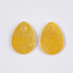 Spray Painted Capiz Shell Charms&nbsp;SSHEL-T006-10B