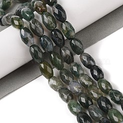 Natural Moss Agate Beads Strands&nbsp;G-Q194-B03-01