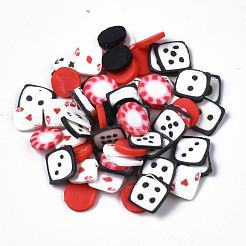 Handmade Polymer Clay Cabochons&nbsp;CLAY-N006-90