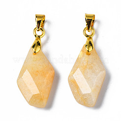 Natural Topaz Jade Pendants&nbsp;G-Q998-008G