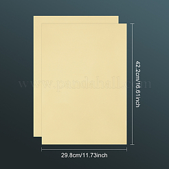 透明な粘着ペットの印刷可能なステッカー紙  レーザープリンター用  透明  42.2x29.8x0.02cm&nbsp;AJEW-BC0005-98