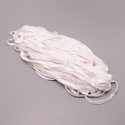 コットンコード  フラット  服飾材料  ホワイト  11x1.2mm&nbsp;OCOR-WH0068-46A