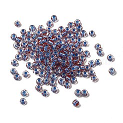 Transparent Stripe Glass Seed Beads&nbsp;GLAA-NH0001-06I