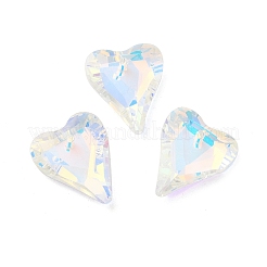 Electroplated Glass Pendants&nbsp;EGLA-M029-05