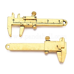 合金ビッグサイズペンダントトップ  カドミウムフリー＆鉛フリー  キャリパー  ゴールドカラー  52x23x4.5mm  穴：1.6~1.8mm&nbsp;PALLOY-T091-05G-RS