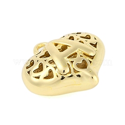 Hollow Brass Pendants for Valentine's Day&nbsp;KK-M289-03A-G