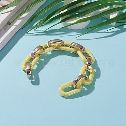 Handmade Opaque Acrylic Cable Chains&nbsp;AJEW-JB00890-05