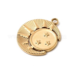 304 Stainless Steel Pendants&nbsp;LS-STAS-B120-05G-01
