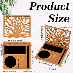 MDF Book Holders Stand&nbsp;AJEW-WH0248-997