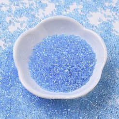 MIYUKIデリカビーズ  シリンダー  日本製シードビーズ  11/0  （db0176)トランスペアレントアクアアブ  1.3x1.6mm  穴：0.8mm  約2000PCS /ボトル  10 G /ボトル&nbsp;SEED-JP0008-DB0176