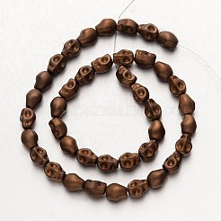 Electroplate Non-magnetic Synthetic Hematite Bead Strands&nbsp;G-F300-60-F08