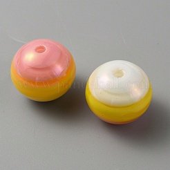 Opaque Stripe Acrylic Beads&nbsp;OACR-TAC0002-03B